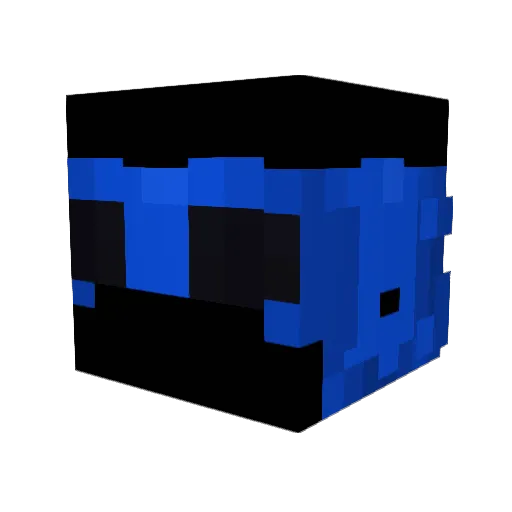 HYPERIN0N Minecraft avatar head, 3D render