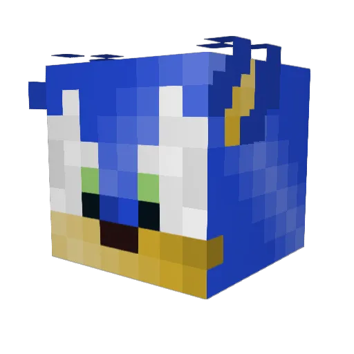 HYPERMoose Minecraft avatar head, 3D render