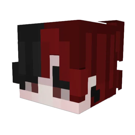 HYPN0T1C4L Minecraft avatar head, 3D render