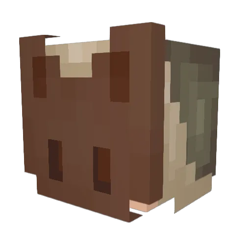 HYPRF1XATION Minecraft avatar head, 3D render