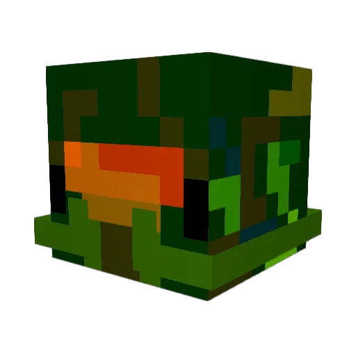 HYURIi1024 Minecraft avatar head, 3D render