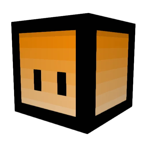 HYVERIX Minecraft avatar head, 3D render