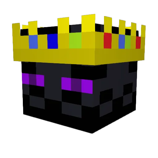HYperBEd360 Minecraft avatar head, 3D render