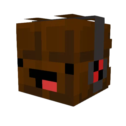 HZPGamer Minecraft avatar head, 3D render