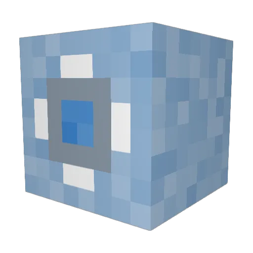 H_84 Minecraft avatar head, 3D render