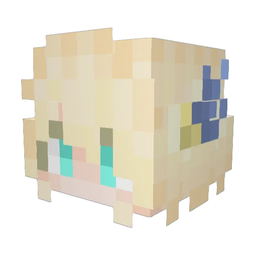 H_Alberich Minecraft avatar head, 3D render