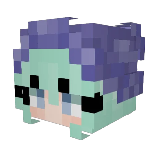 H_Dylan Minecraft avatar head, 3D render
