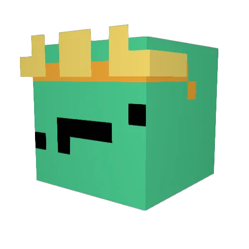 H_Huggins Minecraft avatar head, 3D render
