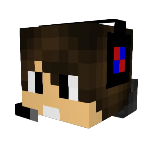 H_Punisher Minecraft avatar head, 3D render