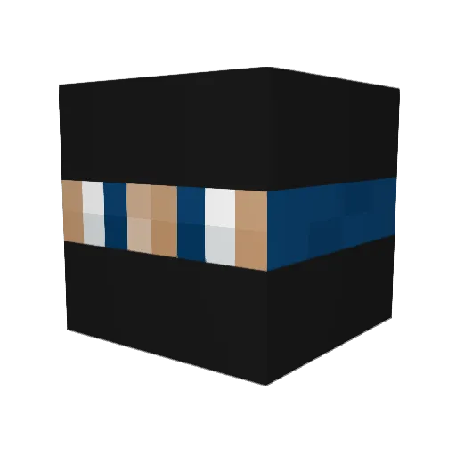 H_Voice Minecraft avatar head, 3D render