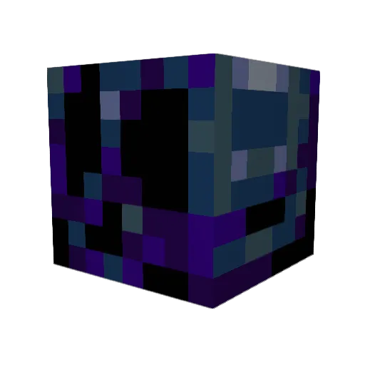 H_i_i Minecraft avatar head, 3D render