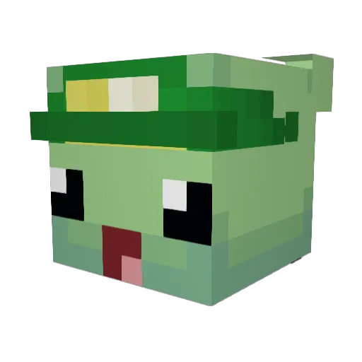 H_ni Minecraft avatar head, 3D render