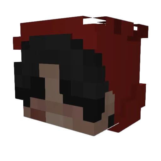 Ha0n__ Minecraft avatar head, 3D render