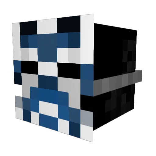 Ha2r3sh Minecraft avatar head, 3D render