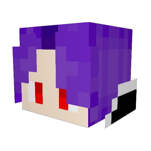 HaLSabe2 Minecraft avatar head, 3D render