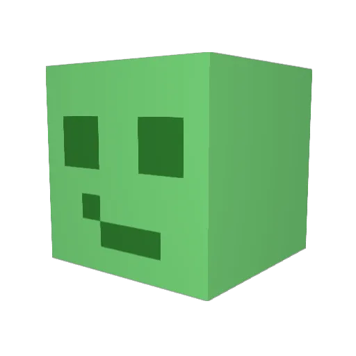 HaPpYgUyHG Minecraft avatar head, 3D render