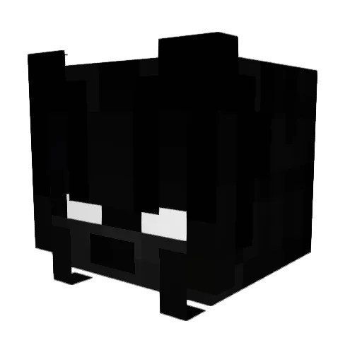 HaQnS Minecraft avatar head, 3D render
