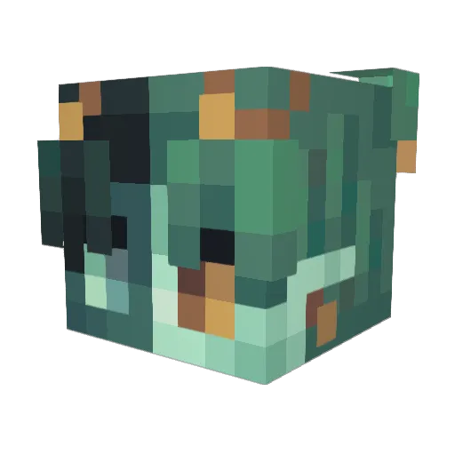 HaTuMinaj Minecraft avatar head, 3D render