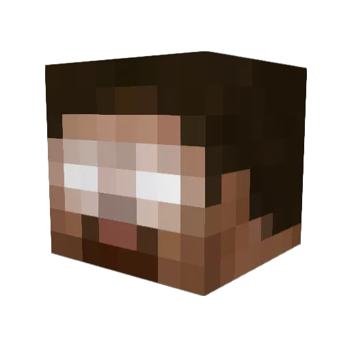 HaVoKNrG Minecraft avatar head, 3D render