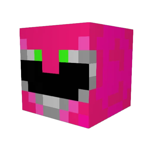 HaWzaaa Minecraft avatar head, 3D render