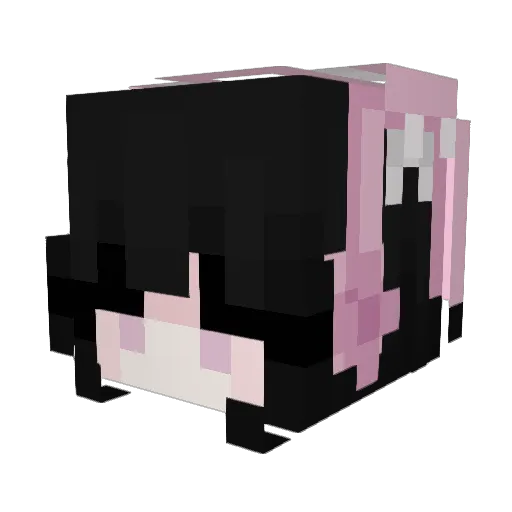 HaY0ung929 Minecraft avatar head, 3D render