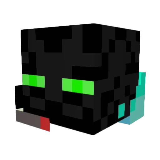 HaYa14 Minecraft avatar head, 3D render