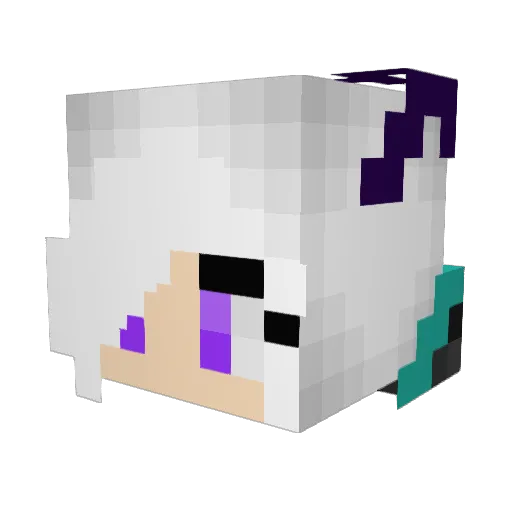 HaYzaR_ Minecraft avatar head, 3D render