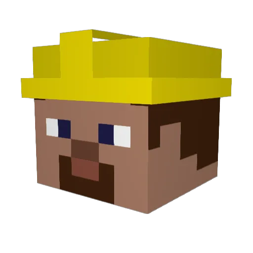 HaZe_mouli Minecraft avatar head, 3D render