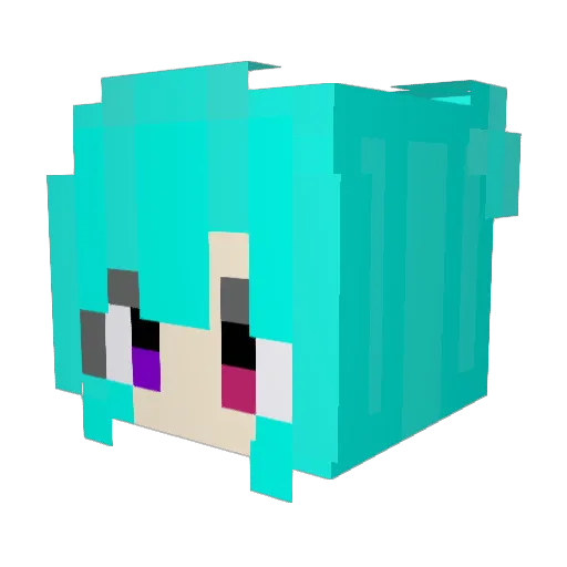 Ha_Byeol_ Minecraft avatar head, 3D render