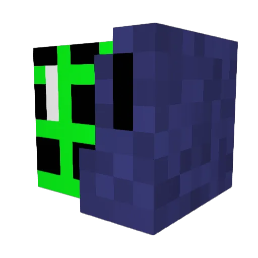 Ha_Waiian Minecraft avatar head, 3D render