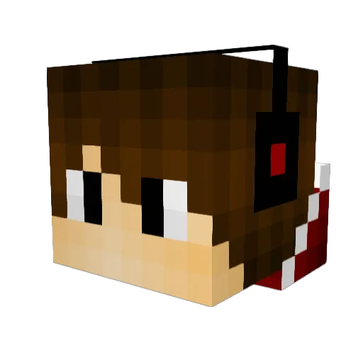 Ha_in_seong Minecraft avatar head, 3D render