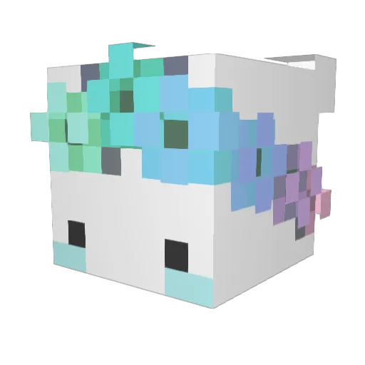 Haaaku_0503 Minecraft avatar head, 3D render