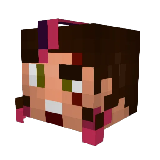 Haagenti_ Minecraft avatar head, 3D render