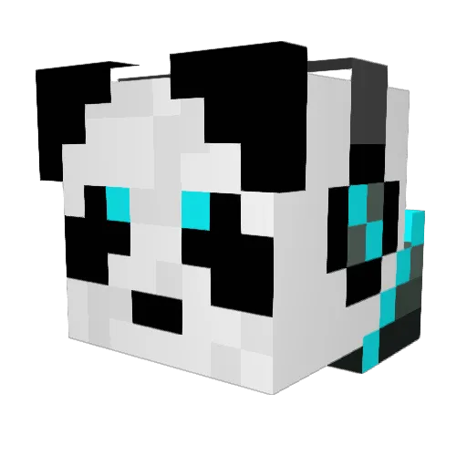 Haakon77 Minecraft avatar head, 3D render