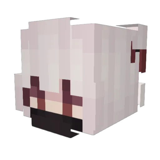 HaalraNerds Minecraft avatar head, 3D render