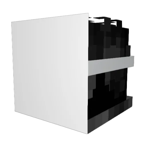 Haashim_ Minecraft avatar head, 3D render