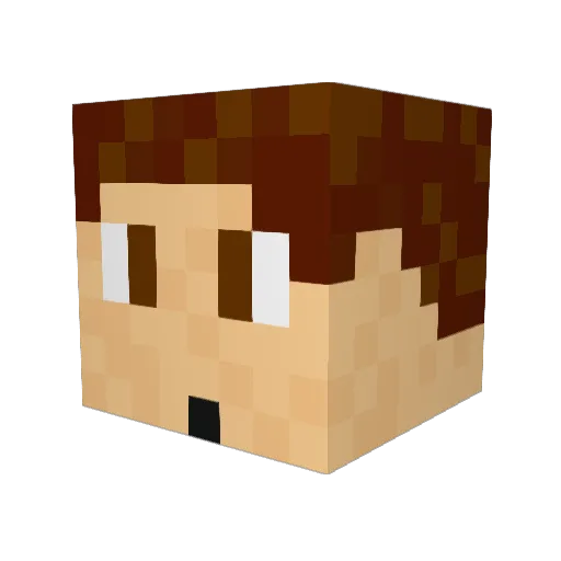 HaayNnor Minecraft avatar head, 3D render