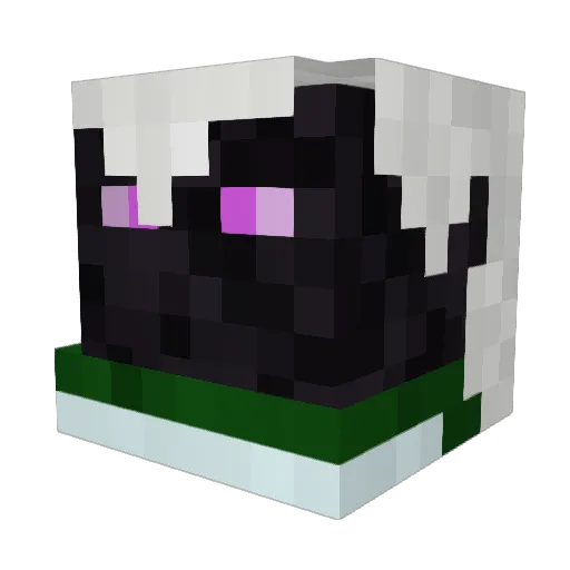 Haazhel Minecraft avatar head, 3D render