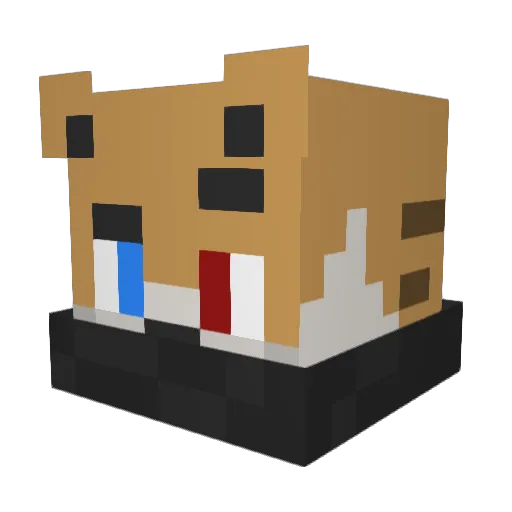 HabKeinPremium Minecraft avatar head, 3D render