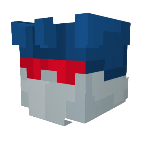 Habenaba Minecraft avatar head, 3D render