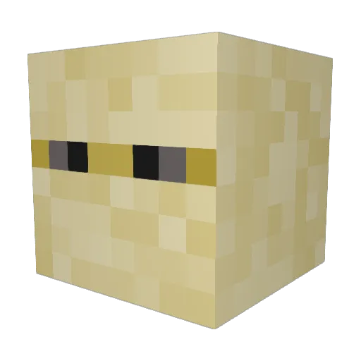 Habibi21 Minecraft avatar head, 3D render