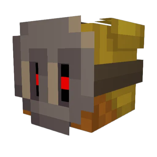 HabitualHunter Minecraft avatar head, 3D render