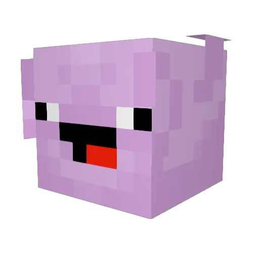 Habob Minecraft avatar head, 3D render