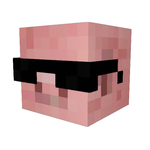 Habratt2001 Minecraft avatar head, 3D render