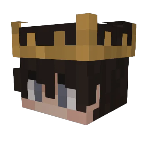 HabrielDeLaMafia Minecraft avatar head, 3D render