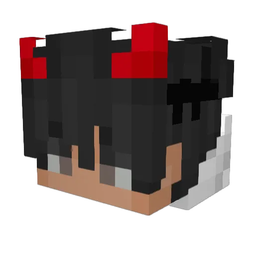 Habyner Minecraft avatar head, 3D render