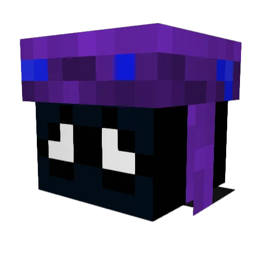 Hacek_ Minecraft avatar head, 3D render