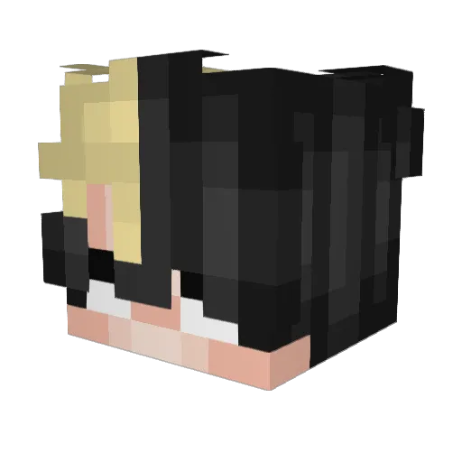 HacerLoveGucci Minecraft avatar head, 3D render