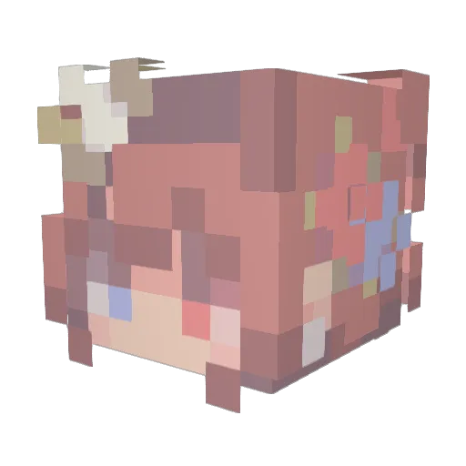 Hachi5262 Minecraft avatar head, 3D render