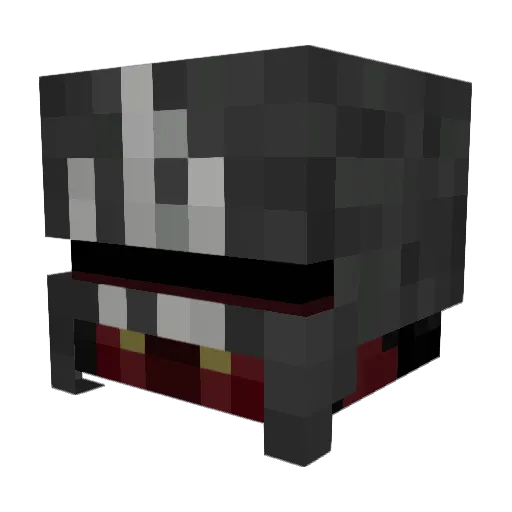 HackCobra Minecraft avatar head, 3D render